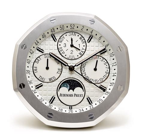 audemars piguet wall clock for sale|audemars piguet perpetual calendar.